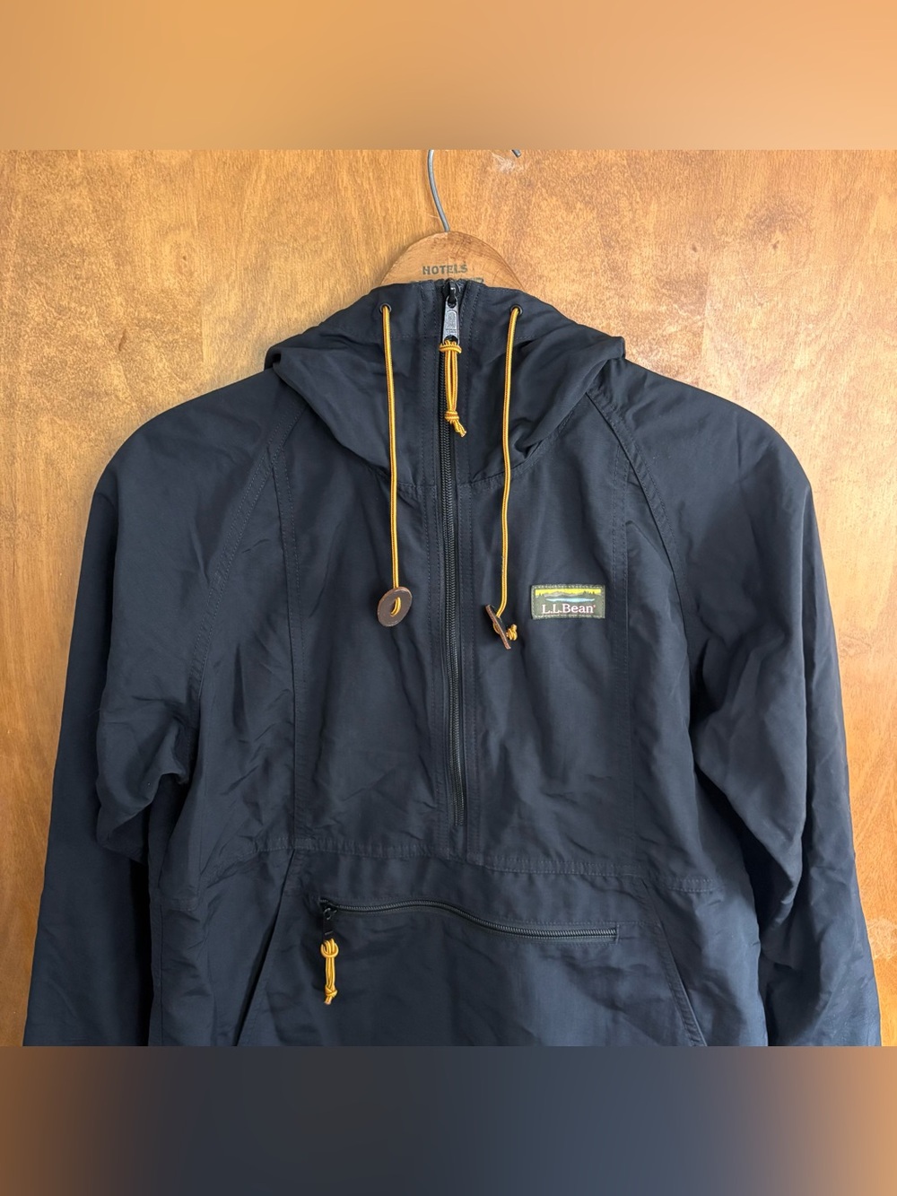 L.L. Bean Women's Black Mountain Classic Anorak Windbreaker Rain Jacket XS Nylon - Picture 4 of 13